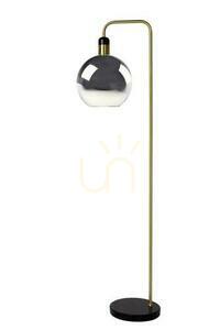 Golvlampa Lucide Julius svart glas E27 158 cm 34738/01/65 small 1