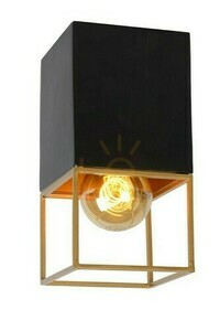 Plafond Lucide RIXT svart/guld metall E27 21120/01/30 small 0