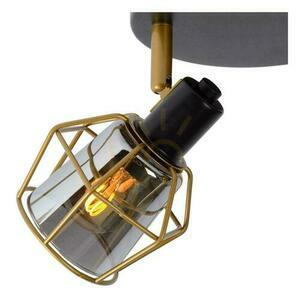 Lucide NILA spotlights svart metall 2-ljus E14 dimbar 77977/12/30 small 3