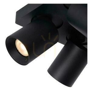 Downlight Lucide Nigel svart 4xGU10 LED dimbar 20 cm 09929/20/30 small 4