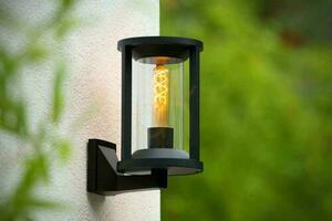 Utomhusvägglampa Lucide Cadix svart IP65 E27 15803/01/30 small 2