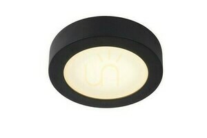 Plafond Lucide BRICE-LED svart 18 cm LED 11W IP44 28116/18/30 small 0