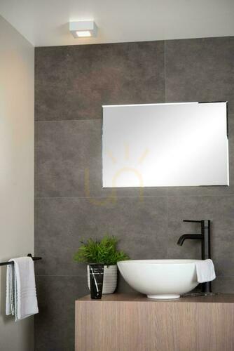 Kontrollera Lucide BRICE-LED vit LED-plafond 8 W IP44 28117/11/31