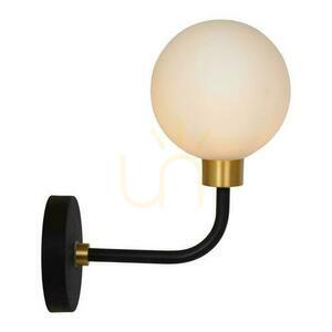 Lucide BEREND vägglampa svart/guld glas IP44 G9 30265/01/30 small 5