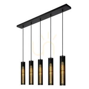 Pendant Light Lucide LIONEL 73406/05/30 svart metall E27 5-ljus modern small 10