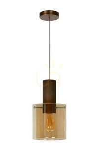 Taklampa Lucide Toledo koppar glas aluminium E27 20 cm 74405/01/62 small 1