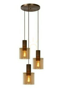 Lucide TOLEDO pendellampa koppar 3-ljus E27 50 cm 74405/13/62 small 0