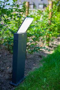 LED-pollare Lutec PANO 7289001118 mörkgrå 17,5 W 63,5 cm small 3