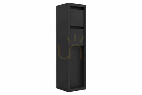 Kontrollera Outdoor pollare Lutec Mains svart aluminium 31 cm 9702202012