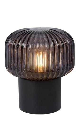 Kontrollera Bordslampa Lucide JANY svart glas E14 16 cm 78595/01/30