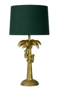 Lucide EXTRAVAGANZA bordslampa guld bomull retro E27 10505/81/02 small 1
