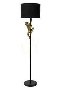 Golvlampa Lucide EXTRAVAGANZA svart/guld retro metall 10702/81/30 small 1