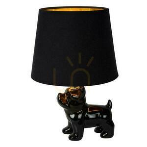 Bordslampa Lucide EXTRAVAGANZA Sir Winston svart porslin linne E14 13533/81/30 small 7
