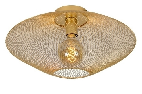 Kontrollera Plafond Lucide MESH guld metall vintage 45 cm 21123/45/02