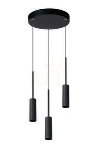 Lucide TUBULE Pendellampa svart aluminium 26 cm 24401/21/30 small 1