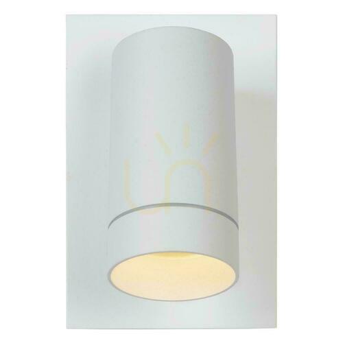 Kontrollera Lucide TAYLOR vägglampa utomhus vit aluminium IP54 09831/01/31