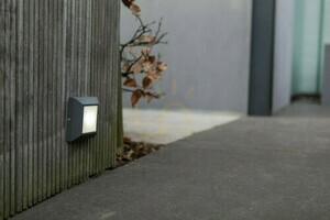 Vägglampa utomhus Lutec Helena LED 4W antracit 6402101118 small 3