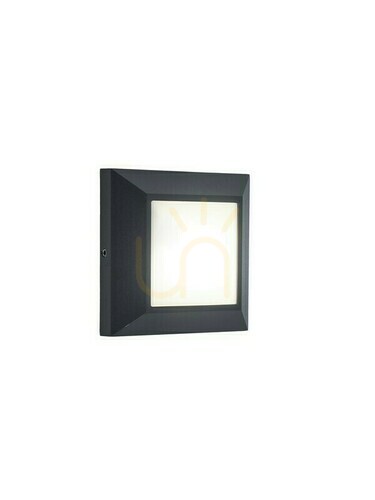 Kontrollera Vägglampa utomhus Lutec Helena LED 4W antracit 6402101118