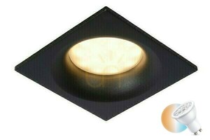 Öglor för tak Lucide ZIVA svart aluminium IP44 GU10 09924/01/30 small 0