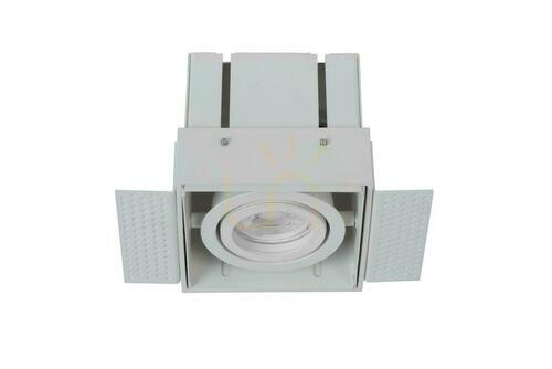 Kontrollera Lucide TRIMLESS infälld spotlight utan synlig ram, vit, GU10 09925/01/31