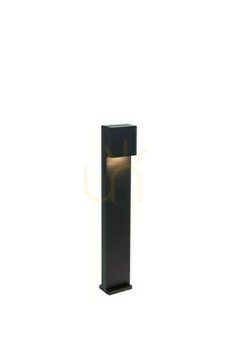 Kontrollera Outdoor Post Light Lutec Gemini XF svart aluminium LED 65 cm 7104002012