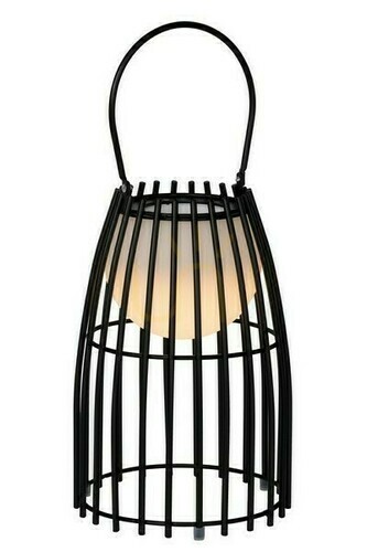 Kontrollera Lucide FJARA stående utomhuslampa svart metall IP44 06801/01/30