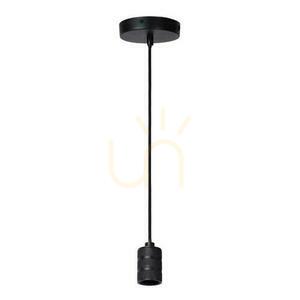 Lucide JOVA svart vintage pendellampa E27 metall 08426/01/30 small 4