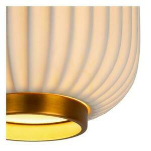 Lucide GOSSE Plafond vit guld porslin Japandi E27 13135/01/31 small 2