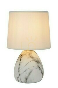 Lucide MARMO bordslampa vit keramik linne Japandi 47508/81/31 small 0