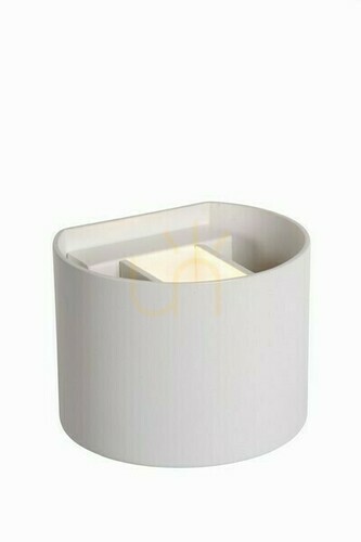Kontrollera Vägglampa Lucide AXI vit LED IP54 badrum 69201/06/31
