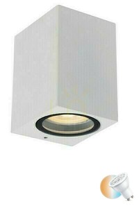 Lucide ZARO vägglampa utomhus vit aluminium IP44 69800/01/31 small 0