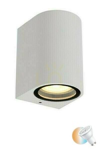 Lucide ZARO vägglampa utomhus vit aluminium IP44 69801/01/31 small 0