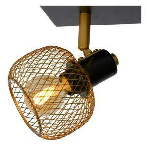 Lucide MAREN takspot 2×E14 matt guld och svart 31 cm 77978/02/02 small 4