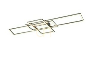 Trio IRVINE 620010407 LED-plafond 105 cm matt nickel med fjärrkontroll small 0