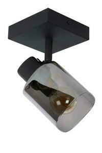 Spotlight Lucide ALION svart glas metall E14 17999/01/30 small 1