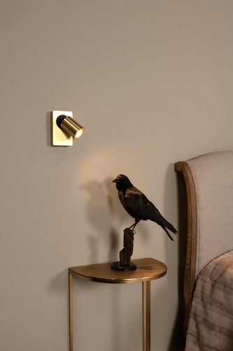 Kontrollera Vägglampa Lucide NIGEL guld aluminium GU10 09929/06/02