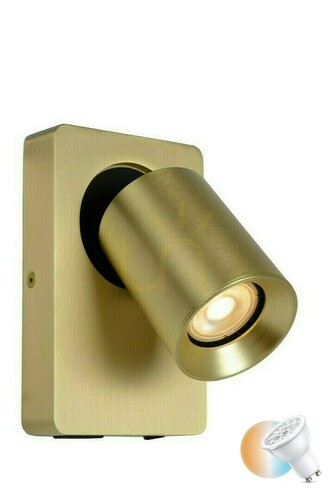 Kontrollera Vägglampa Lucide NIGEL guld aluminium GU10 09929/06/02