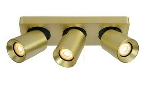 Plafond Lucide NIGEL guld 3-ljus GU10 30 cm 09929/15/02 small 7