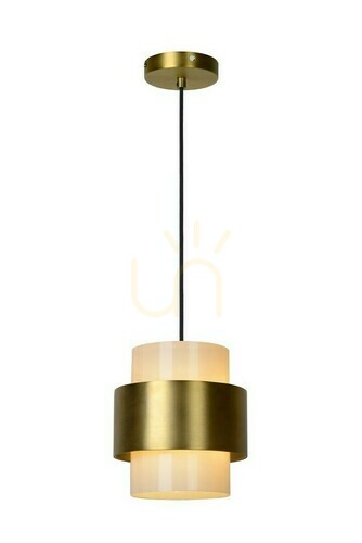 Kontrollera Taklampa Lucide FIRMIN guld glas stål 20 cm 45497/20/02