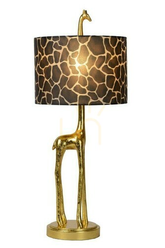 Kontrollera Bordslampa Lucide Extravaganza Miss Tall guld 60,5 cm E27 10506/81/02