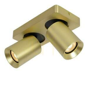 Plafond Lucide NIGEL guld 2x GU10 09929/10/02 small 3