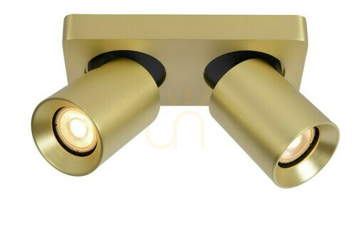 Kontrollera Plafond Lucide NIGEL guld 2x GU10 09929/10/02