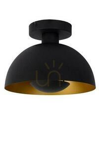 Plafond Lucide SIEMON svart stål 25 cm 45196/01/30 small 1