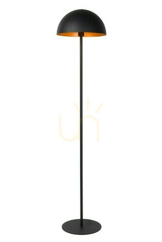 Kontrollera Golvlampa Lucide SIEMON svart stål 160 cm E27 45796/01/30