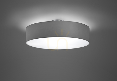 Kontrollera Trio HOTEL 603900311 takplafond, grå och matt nickel, 3×E27, 50 cm