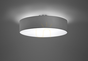 Trio HOTEL 603900311 takplafond, grå och matt nickel, 3×E27, 50 cm small 1