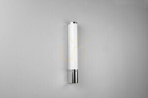 Trio PIERA 284074206 kromfärgad badrumsvägglampa med eluttag LED 8 W small 5