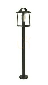 Ljusstolpe Lutec Kelsey svart 103,5 cm aluminium glas 7273605012 small 0