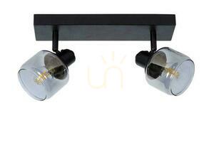 Spotlights Lucide BJORN svart 2-ljus retro glas metall 77979/02/30 small 1