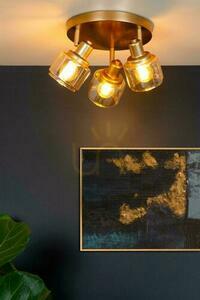 Spotlight Lucide BJORN guld 3-ljus retro E14 39 cm 77979/13/02 small 3